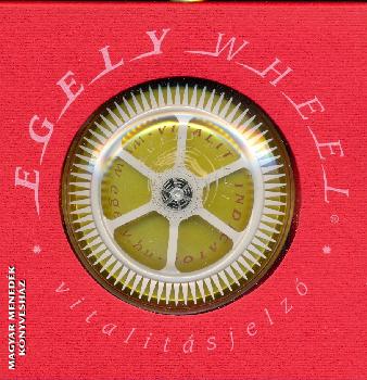 Egely György - Egely-kerék vitalitásjelző aranysárga színben