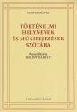 Blint Kroly (szerk.) - Trtnelmi helynevek s mkifejezsek sztra